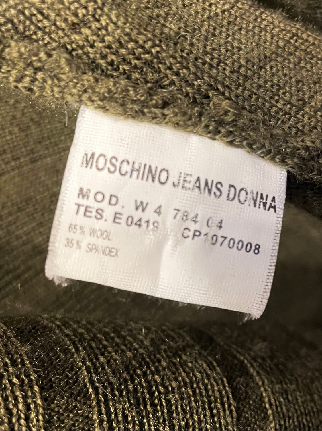 모스키노 언발란스 울 가디건 상품이미지9