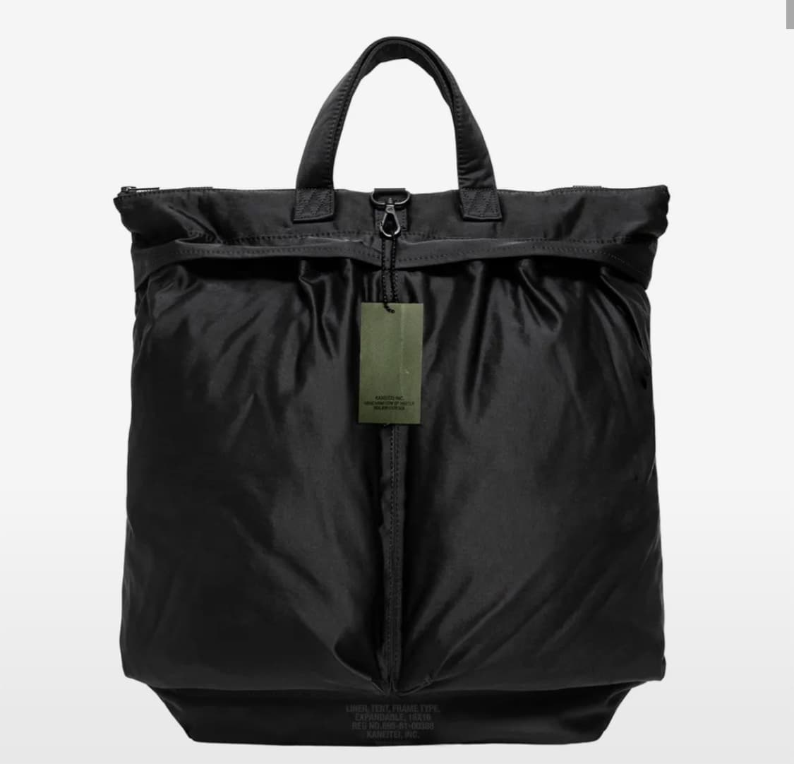 카네이테이 ROME HELMET BAG M (BLACK) 상품이미지1