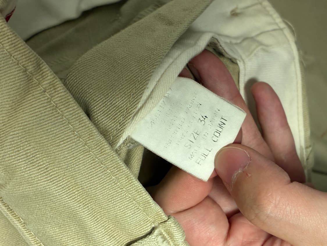 [44] 풀카운트 치노팬츠 카키 상품이미지3