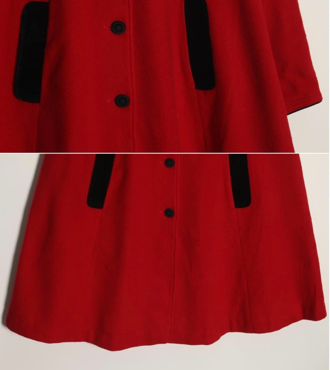 울 플레어 레드코트 상품이미지5