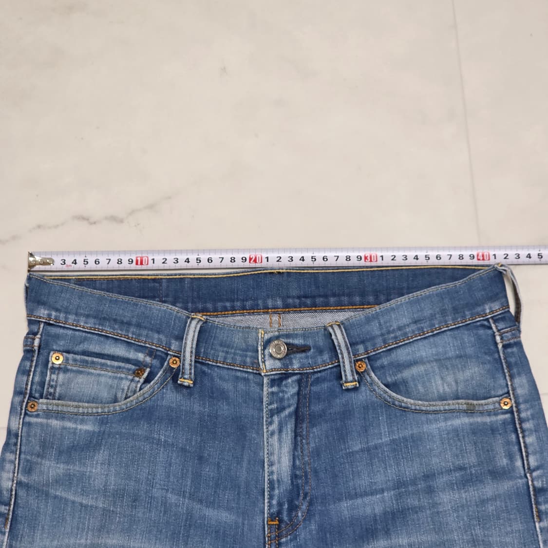 32 리바이스 510 스판 워싱 데님팬츠 상품이미지5