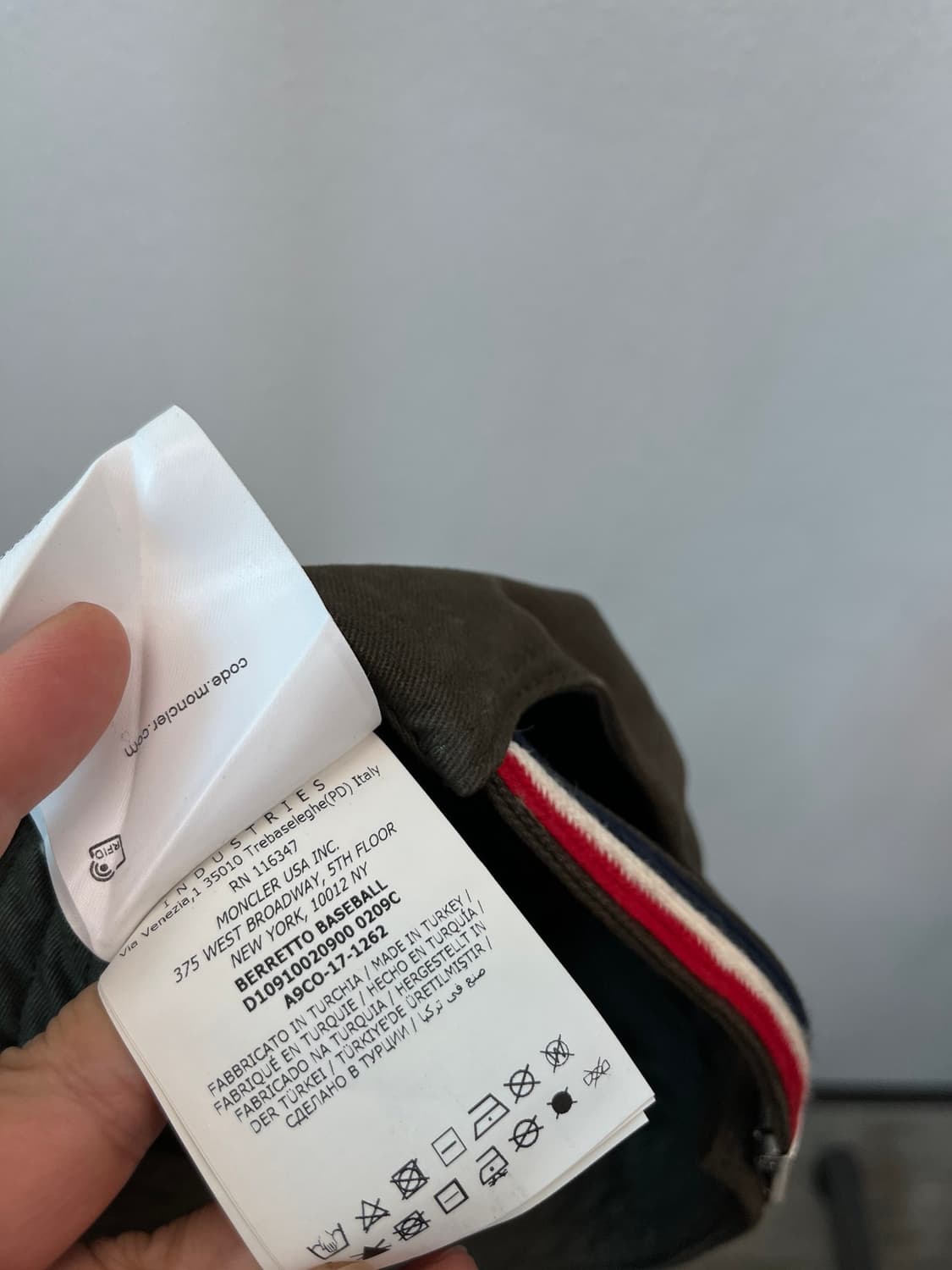 os) 몽클레어 로고 볼캡  상품이미지5