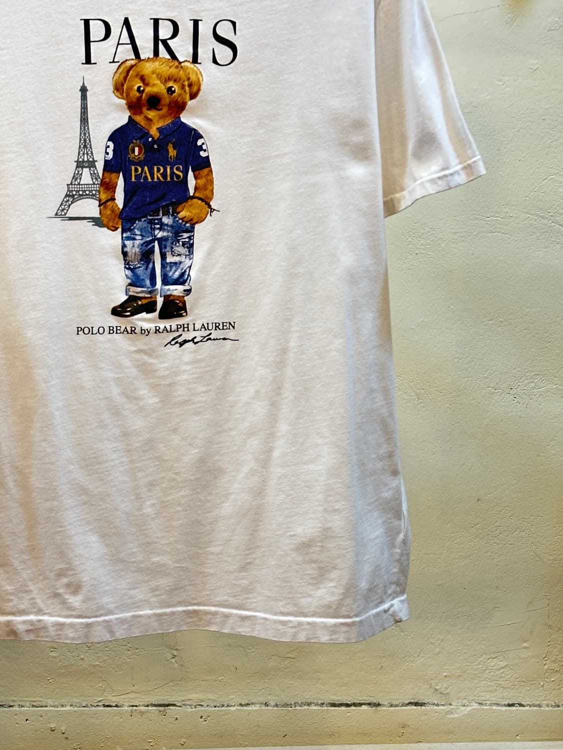 폴로 랄프로렌 파리 베어 코튼 티셔츠 상품이미지3