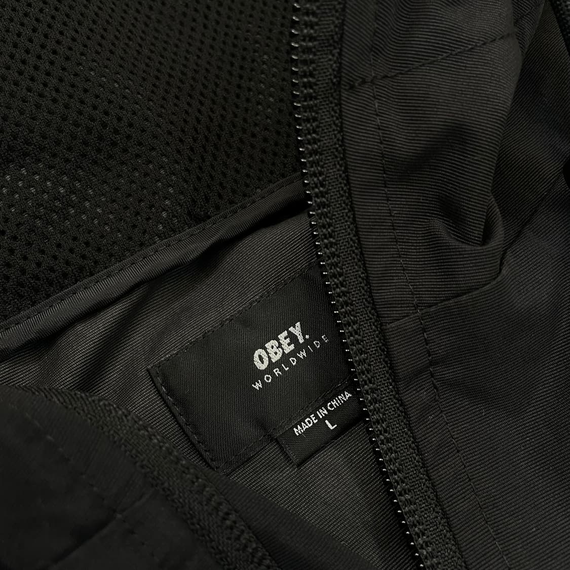 obey 오베이 후드 바람막이 L 상품이미지3