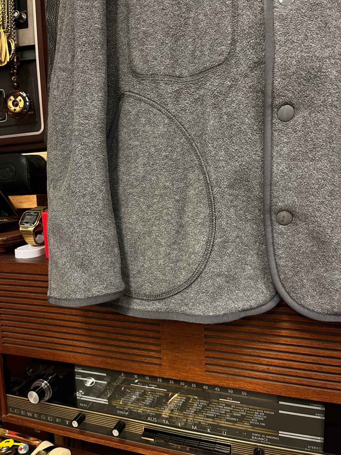 단톤 플리스 가디건 자켓 상품이미지4