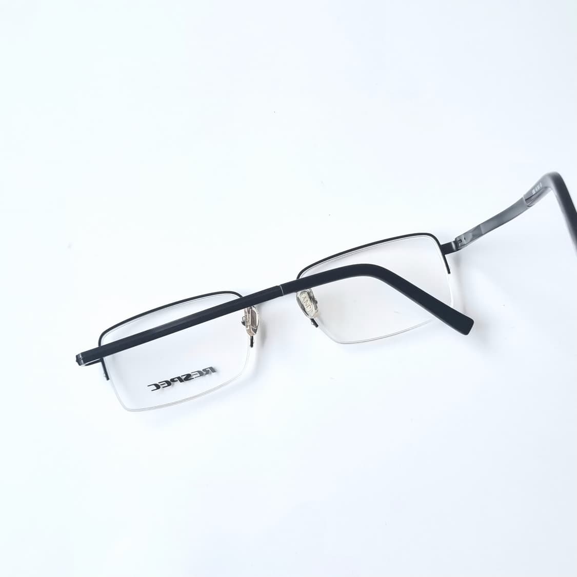 데드스탁 빈티지 직사각 반무테 안경테 443 상품이미지9