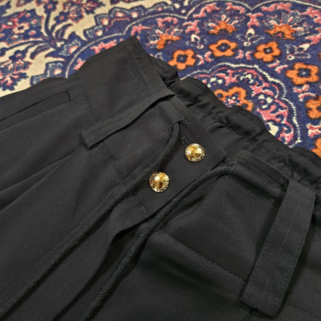 시스템(SYSTEM) 22ss 골든 버튼 드로우 스트링 롱 스커트 상품이미지3