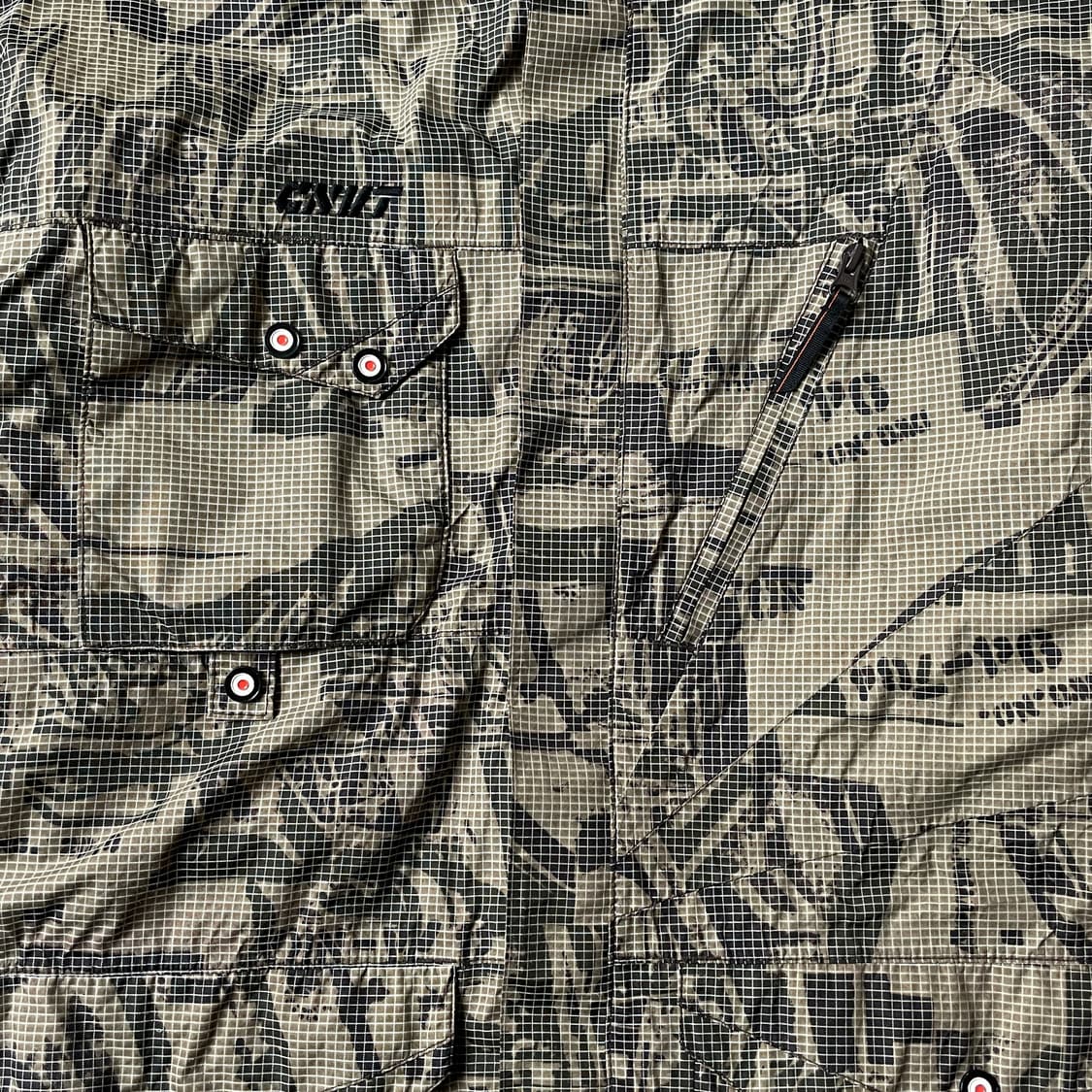 COLUMBIA 컬럼비아 빈티지 밀리터리 집업 후드자켓 A00437 상품이미지3