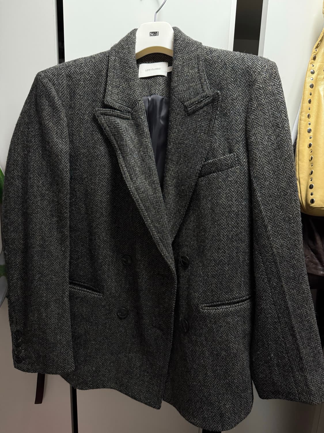 로우클래식 헤링본 트위드 자켓 상품이미지1
