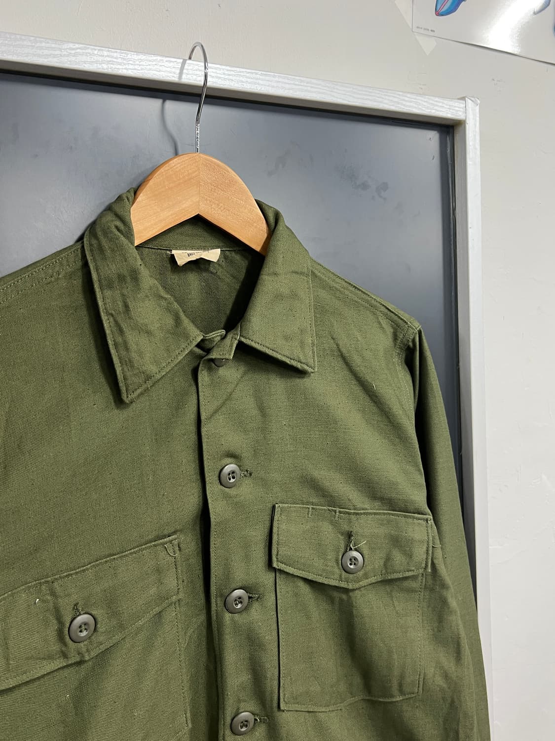 60s Military 밀리터리 오리지널 OG-107 유틸리티 셔츠 상품이미지2