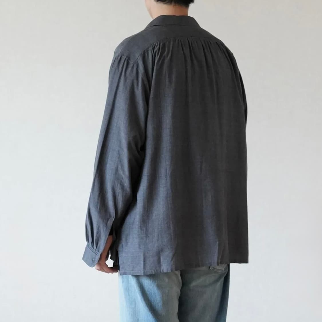 [XL]NICENESS 나이스네스 25AW S.THOM 오픈카라 셔츠자켓 상품이미지4