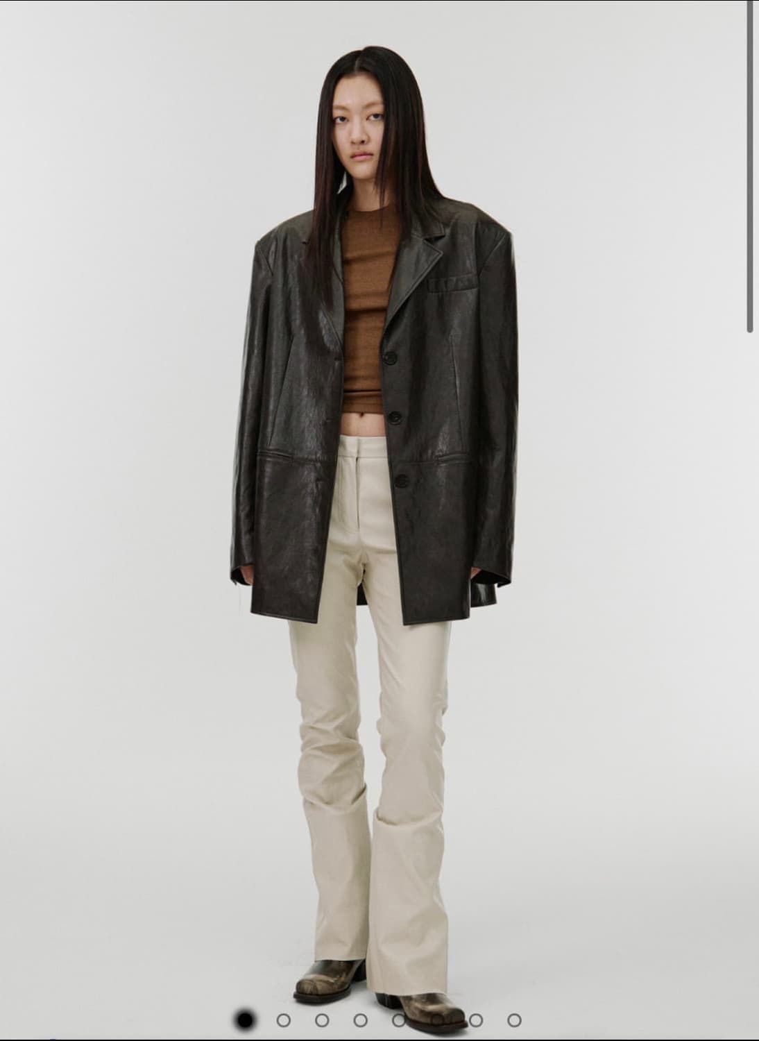 S/E/O 레더자켓 SIZE 2 다크브라운  상품이미지1