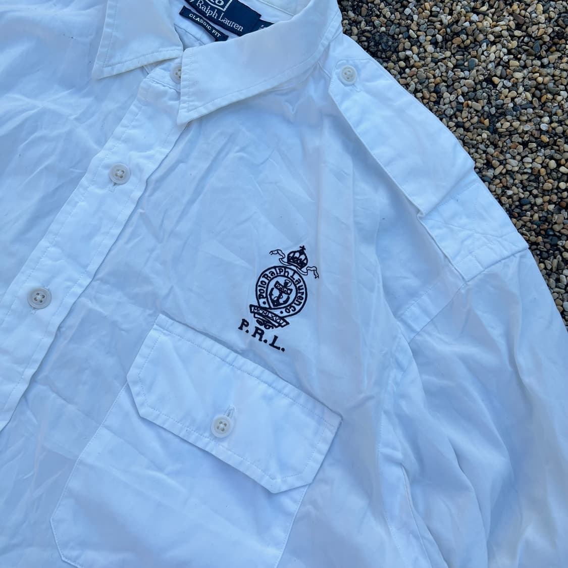 폴로 랄프로렌(polo ralph lauren) P.R.L 화이트 셔츠 상품이미지4