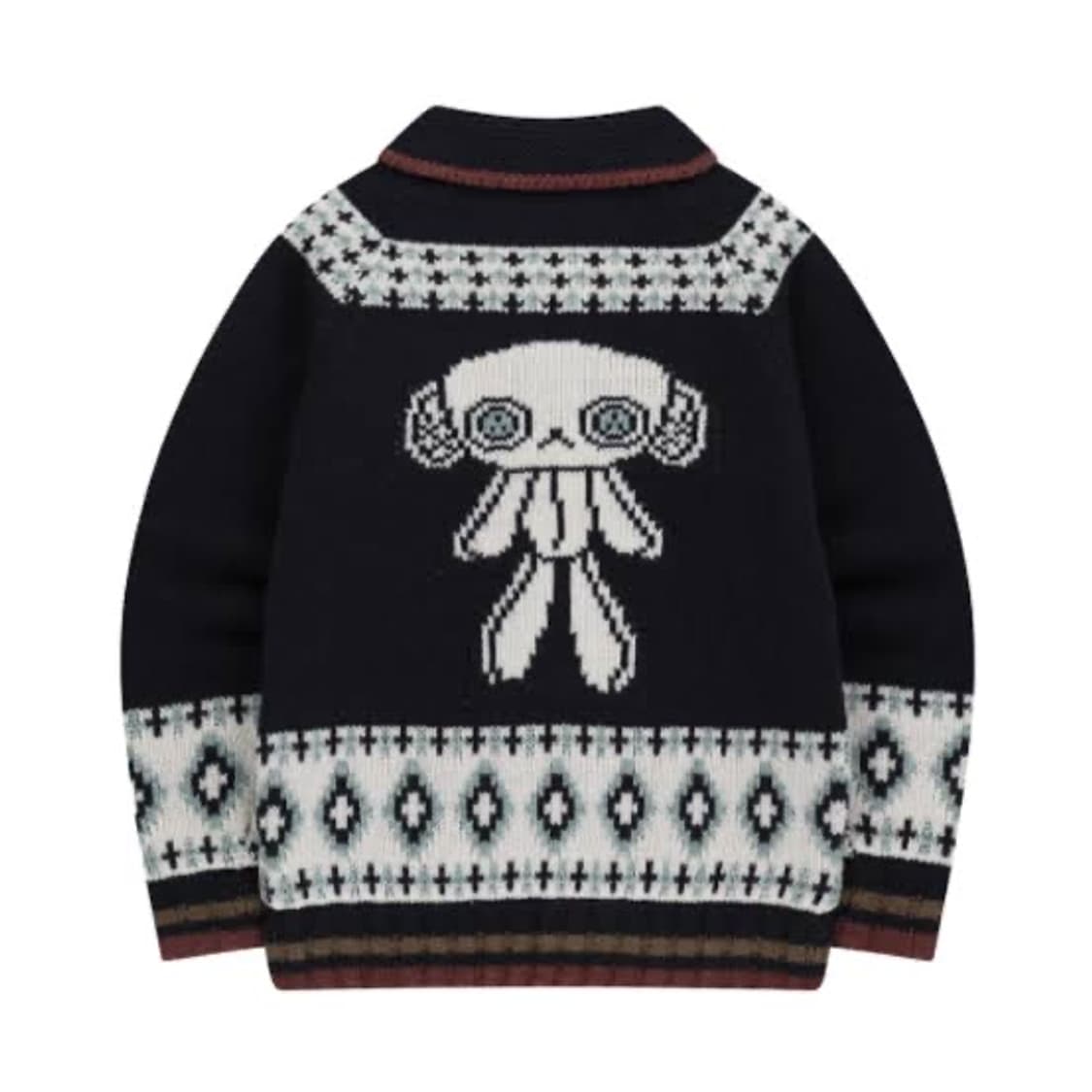 코이세이오 모시 코위찬 니트자켓 네이비 상품이미지2