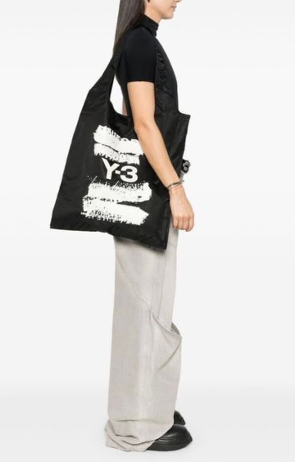 Y-3 로고 프린팅 나일론 토트백 상품이미지2