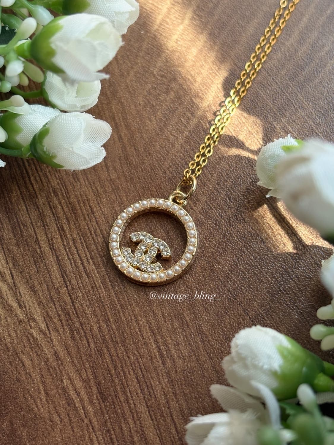 샤넬 듀얼 라운드 목걸이 상품이미지2