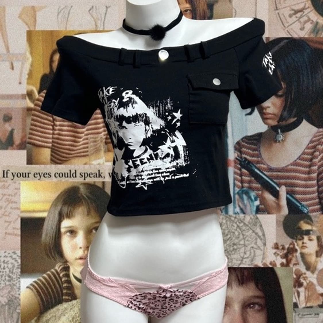 Matilda 마틸다 crop pocket tee 상품이미지2