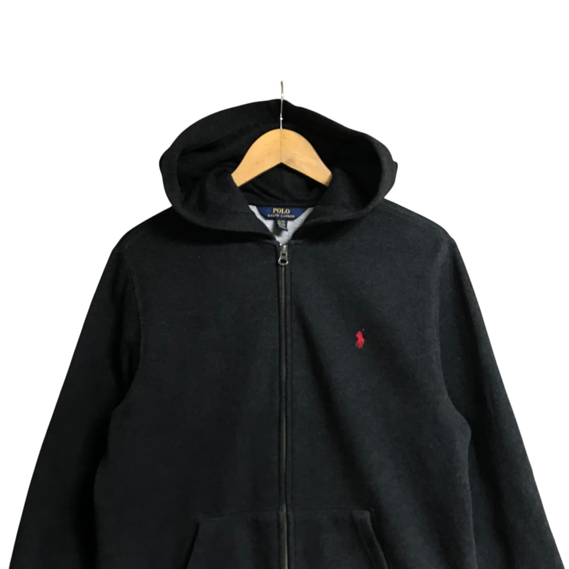 폴로 랄프로렌 차콜 후드집업 상품이미지1