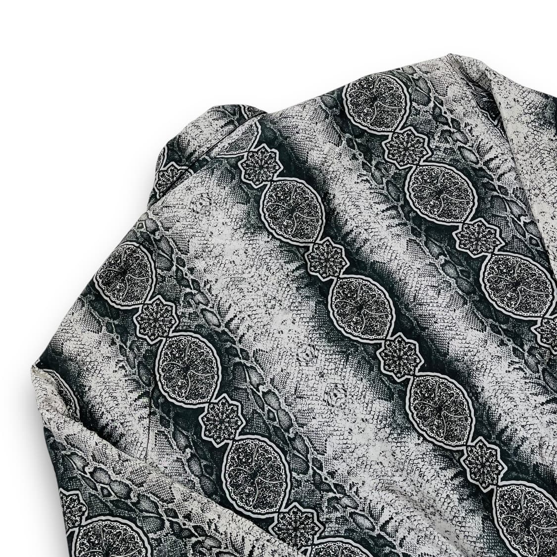 FUDA 90s Snake pattern silk jacket 상품이미지4