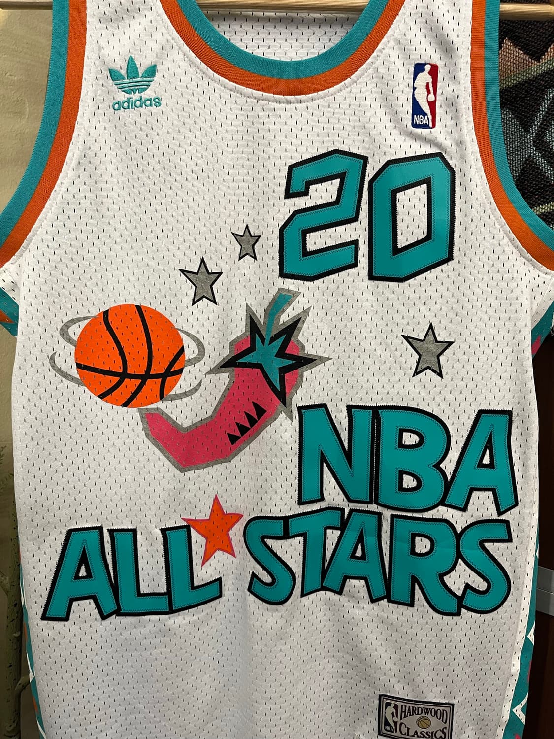 아디다스 NBA 1996 올스타 개리 페이튼 져지 #csz0101 상품이미지5