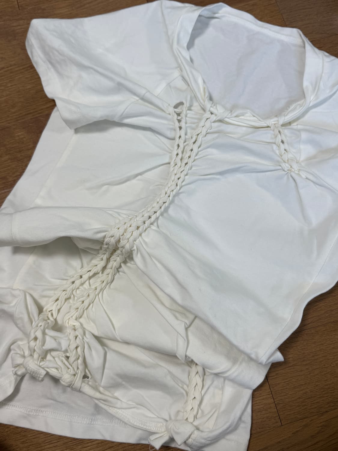 카시코 꼬임 반팔 탑 상품이미지2