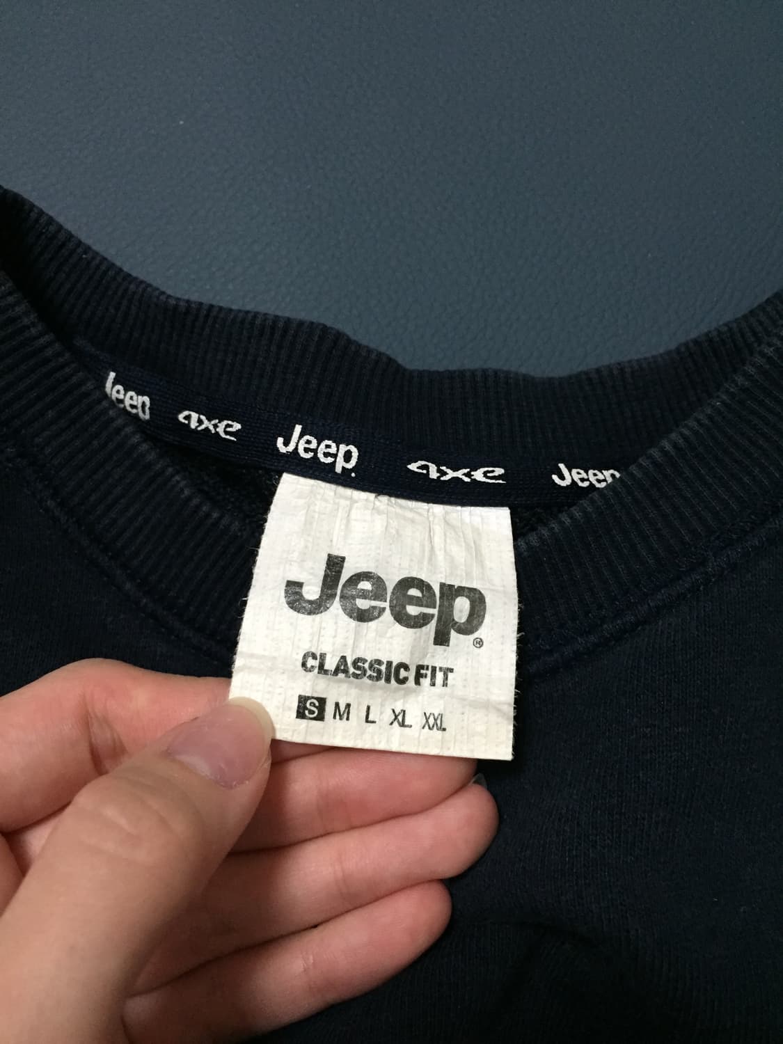 Jeep 맨투맨 네이비 S 상품이미지2