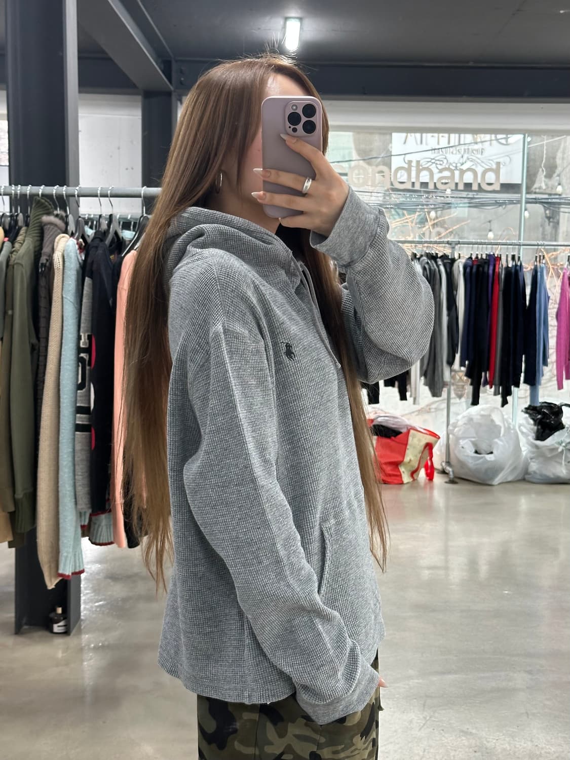 폴로랄프로렌 포니 와플 후드티 상품이미지2