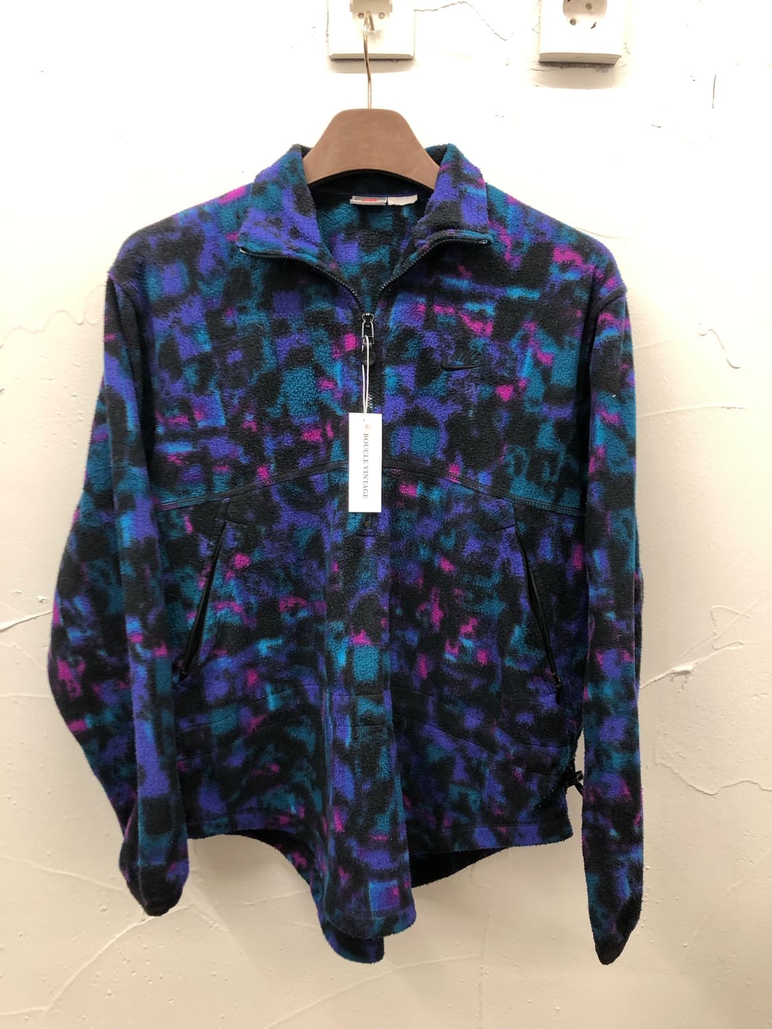 나이키 플로럴 플리스 셔츠 상품이미지1