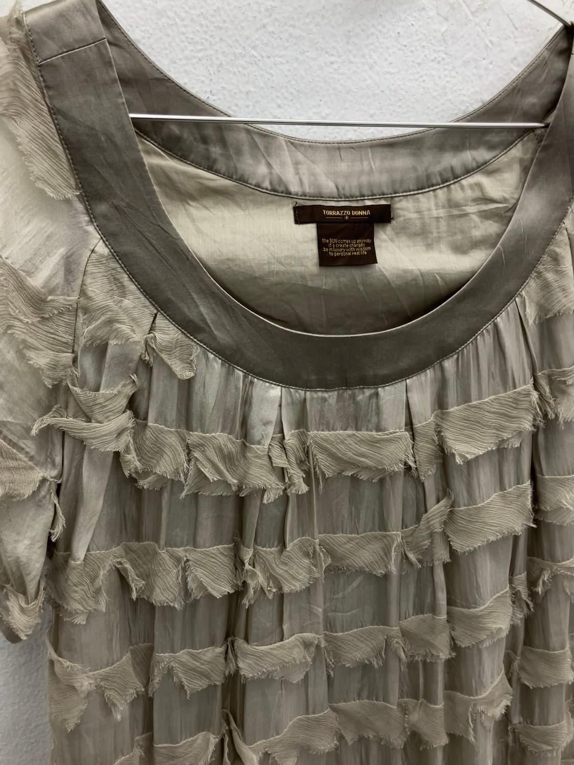 티어드 러플 미니드레스 상품이미지2