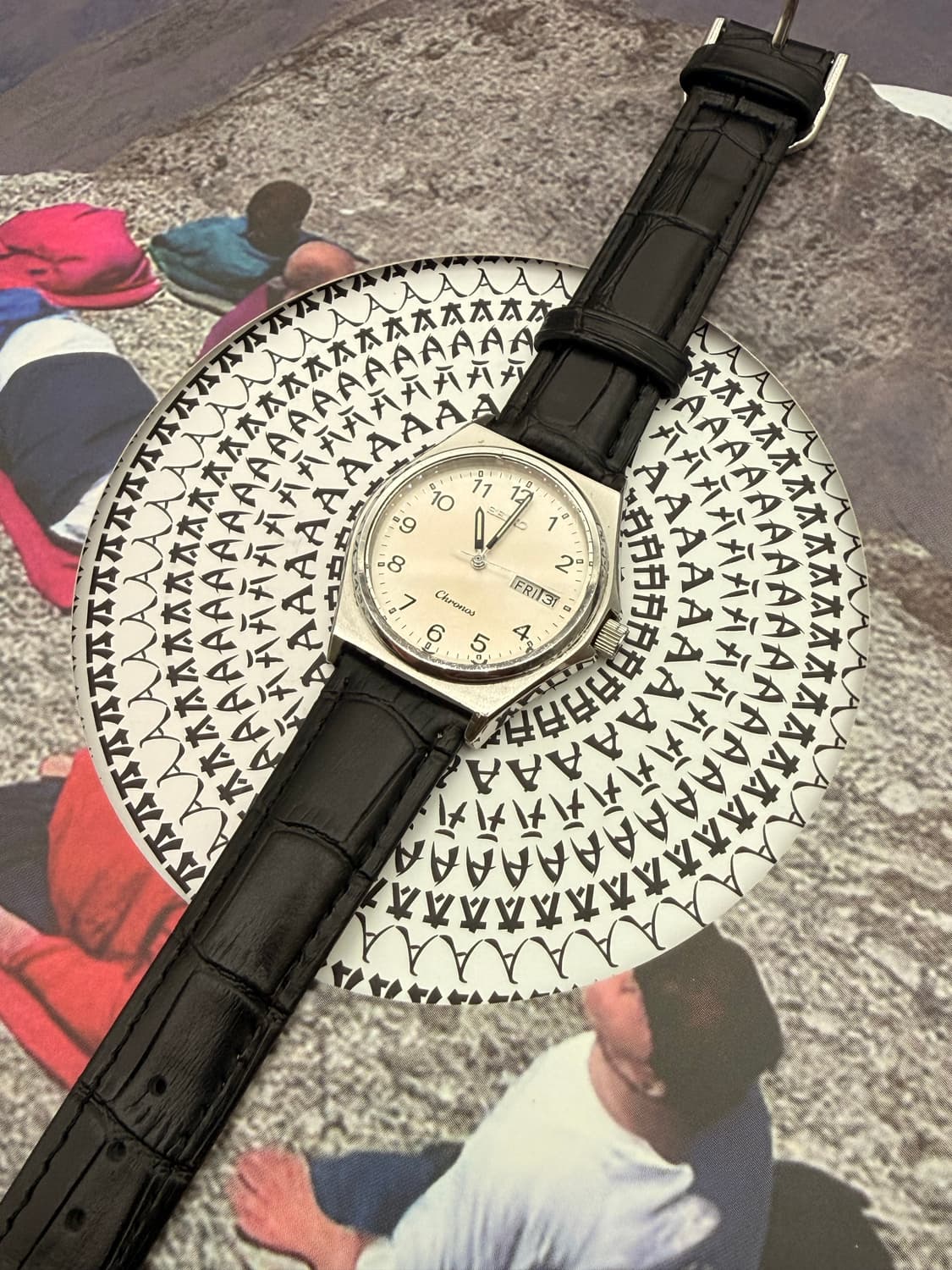 SEIKO 80s 빈티지 가죽 시계 상품이미지6