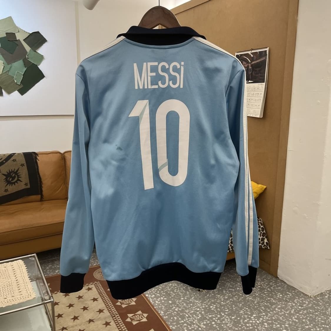 아디다스 희귀 아르헨티나 메시 져지 집업 100 C10301 상품이미지4