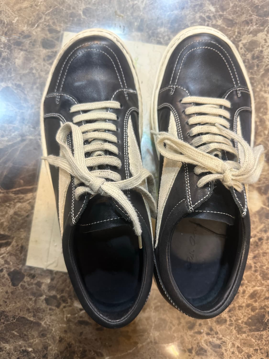 42/260 정품 릭오웬스 반스레더 스니커즈 팝니다 상품이미지4