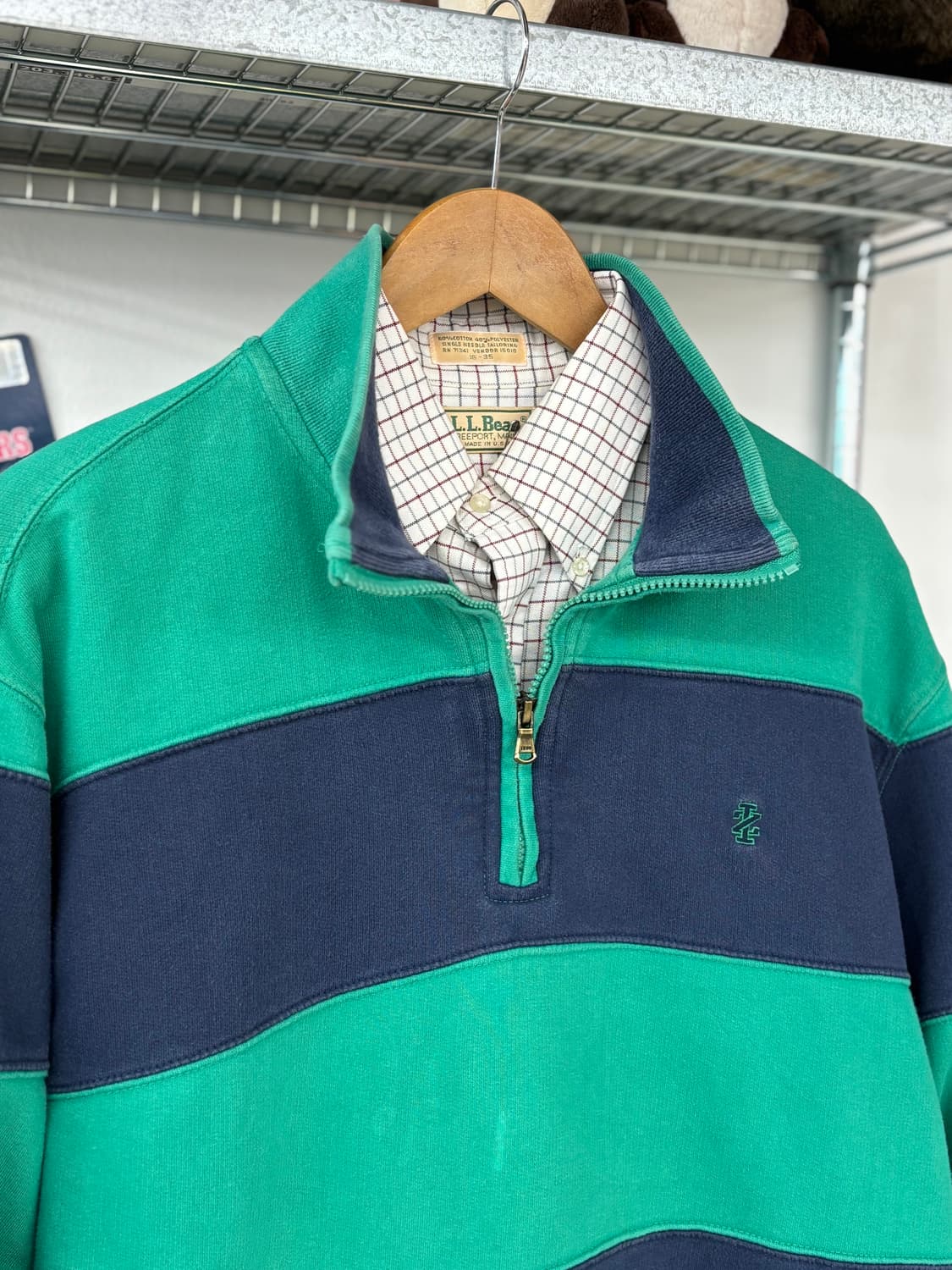 IZOD 1/4 Zip Stripe Pullover 상품이미지2