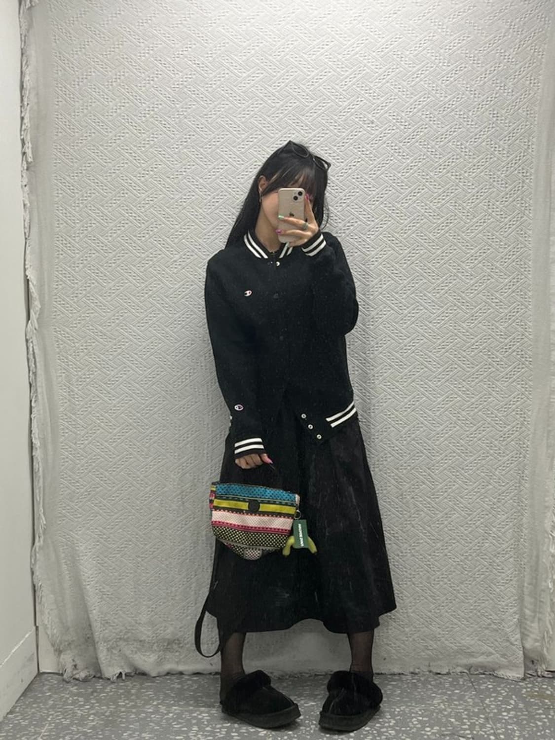 챔피온 리버스위브 베이직 윈드스토퍼 바시티 자켓 M C06800 상품이미지2