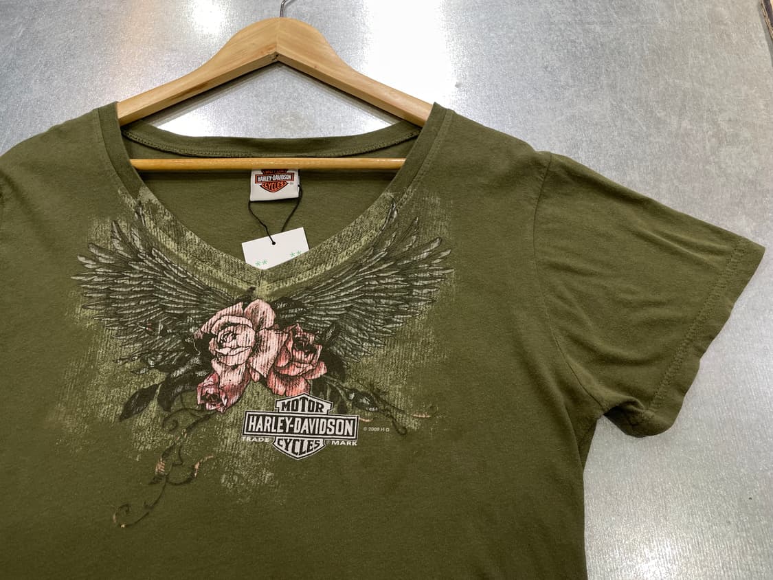 (L) Harley Davidson 할리 브이넥 반팔티 상품이미지7