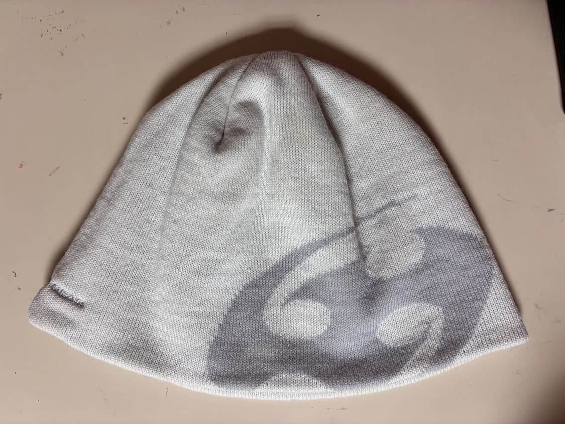 산산기어 로고 비니 화이트 상품이미지1