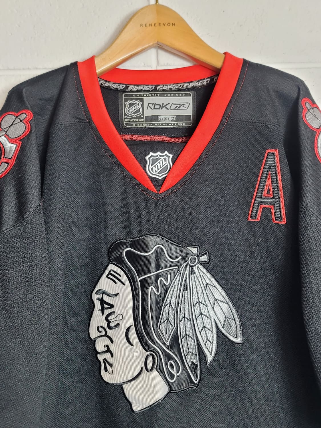 리복 x CCM NHL 시카고 블랙호크스 아이스하키져지(유니폼) 상품이미지5