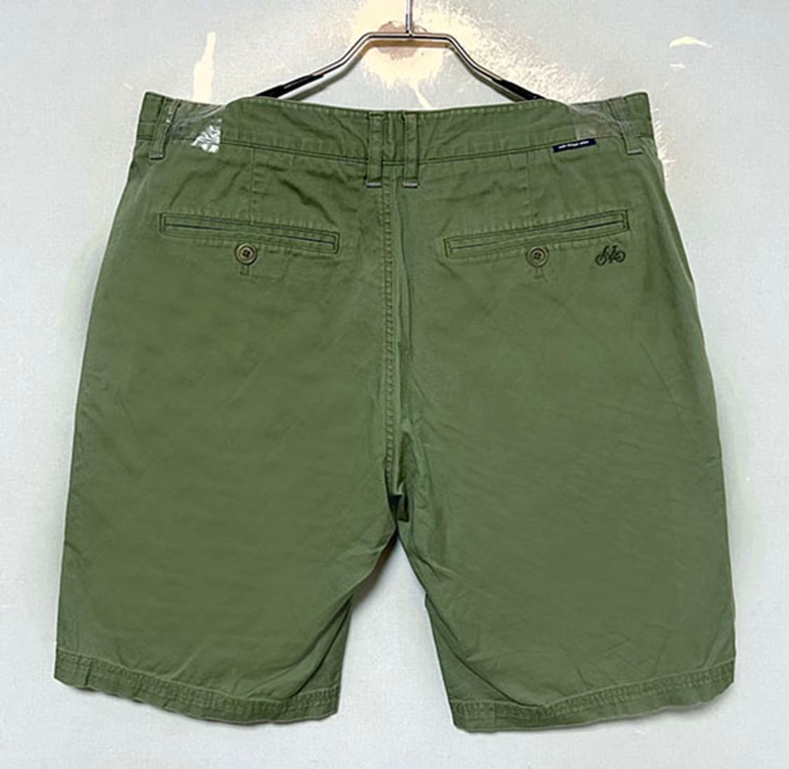 빈폴 남자 면 반바지 스판좋음 캐주얼 솔리드 카키색 시원한 M 31 상품이미지2