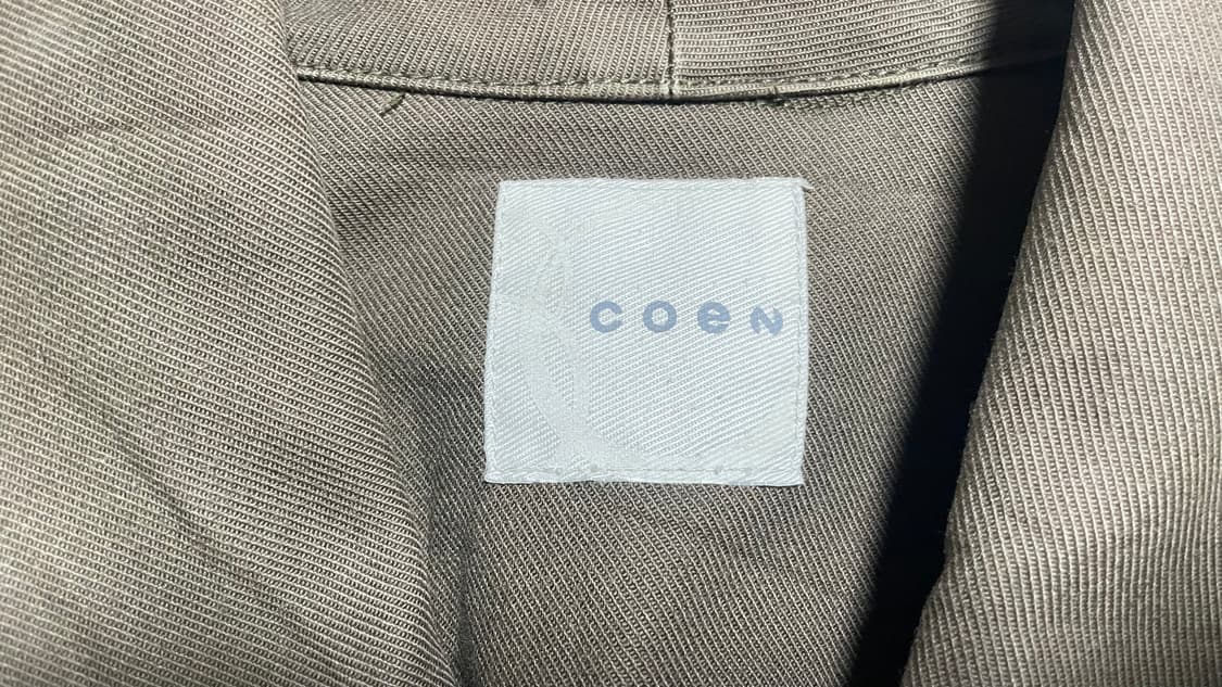 JPN 일본 빈티지 워크웨어 아메카지 코엔 올리브 커버올 워크자켓 S 상품이미지9