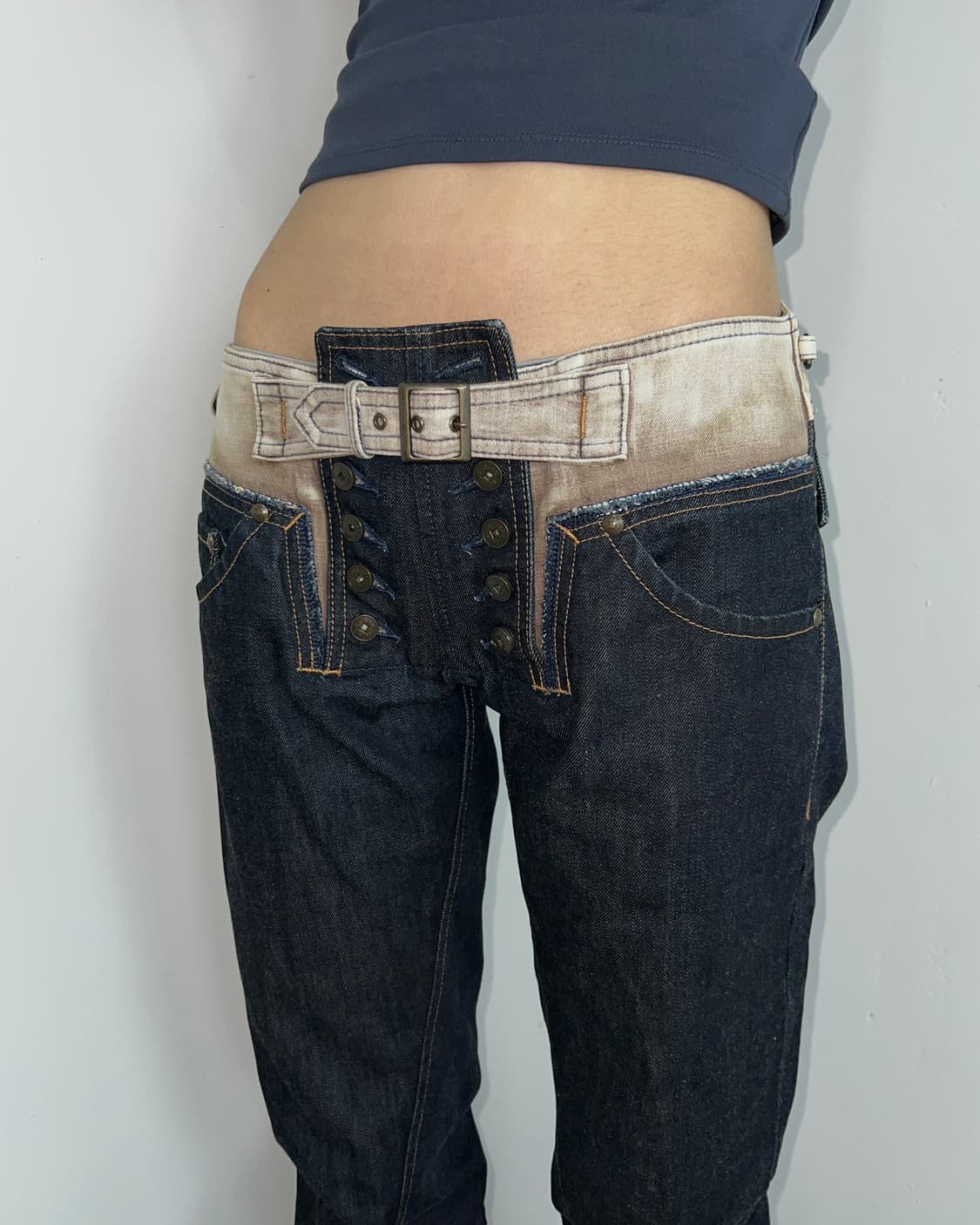 마리떼 프랑소와 저버 3D컷 입체 데님 팬츠 상품이미지1