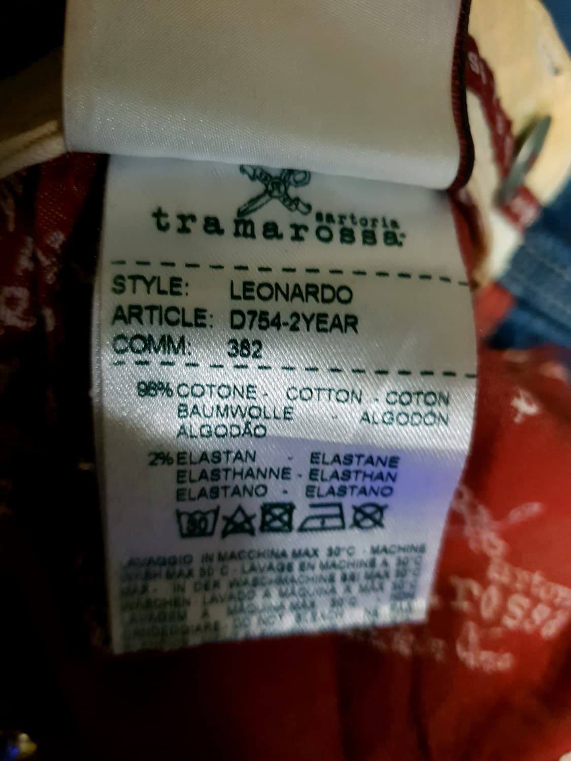 (이태리) 트라마로사 테일러드 레오나르도 빈티지워싱 스판 데님진 (32) 상품이미지9