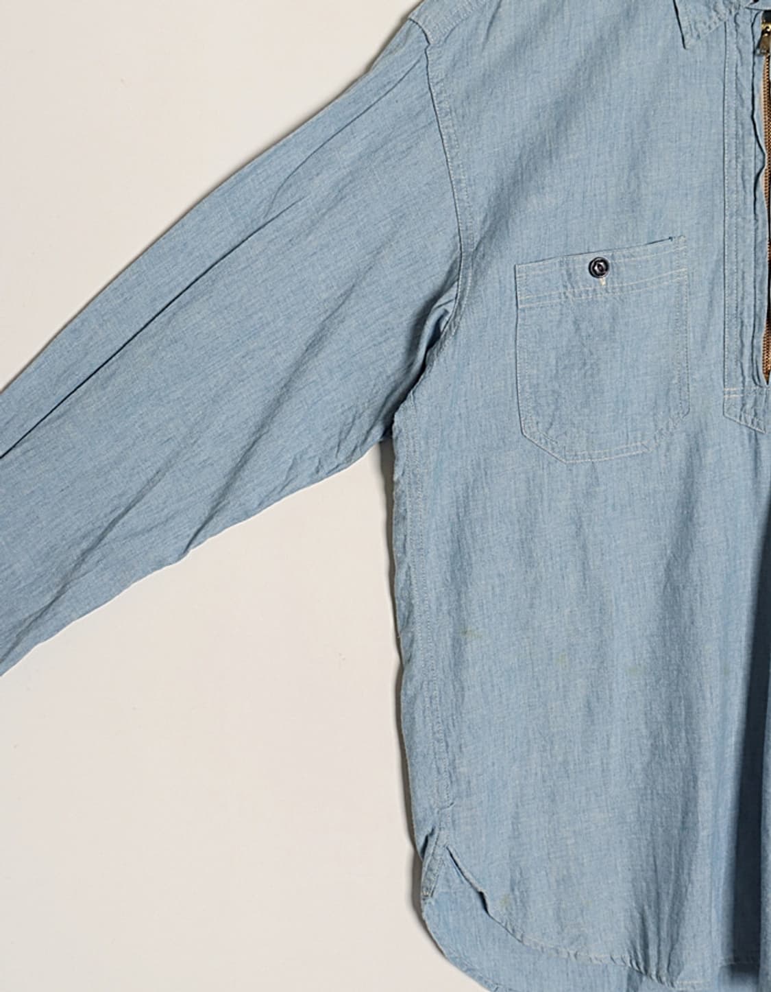90's ONE-O-ONE byEDWIN Chambray Pullover 상품이미지5