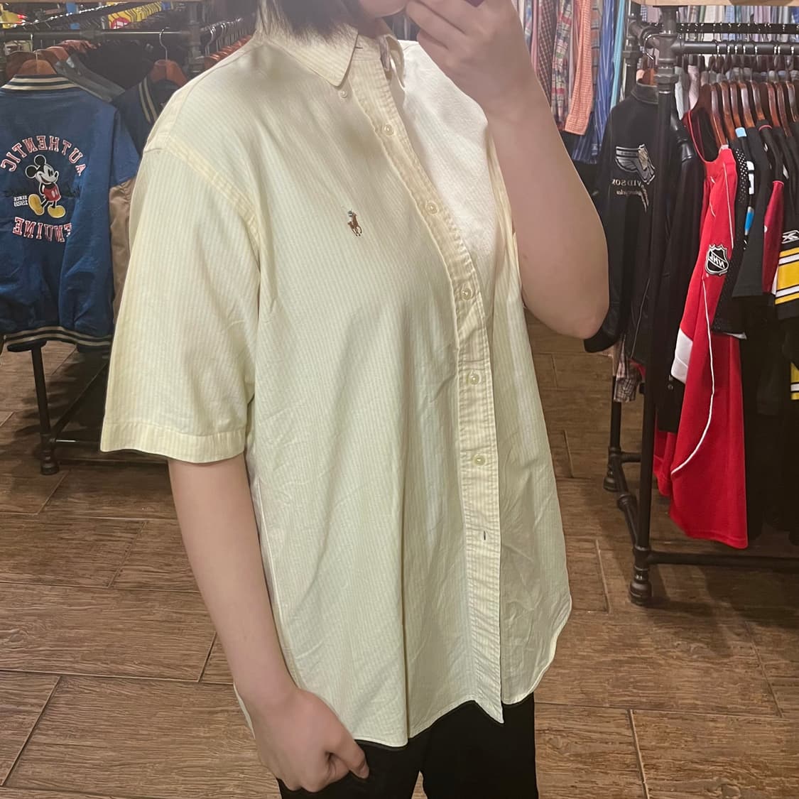 [HI] 폴로 반팔 셔츠 옐로우 상품이미지3