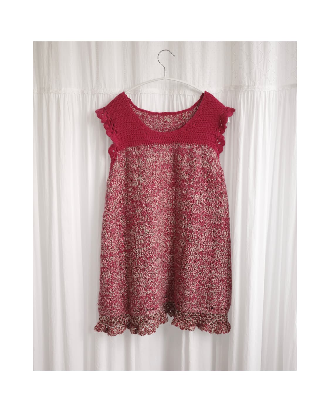 Handmade red knit 상품이미지1