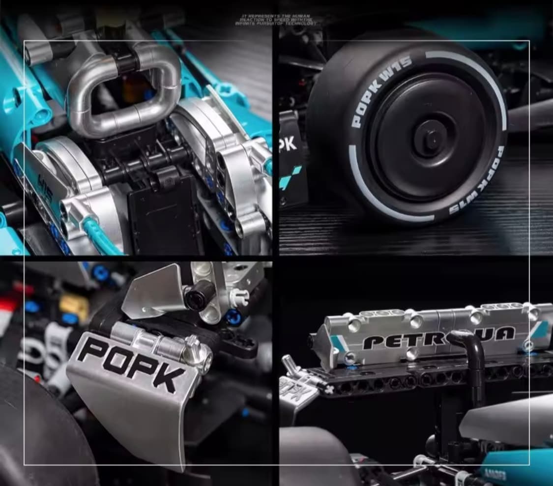 레고 테크닉 메르세데스 벤츠 F1 레이싱카 조립 블록 상품이미지8