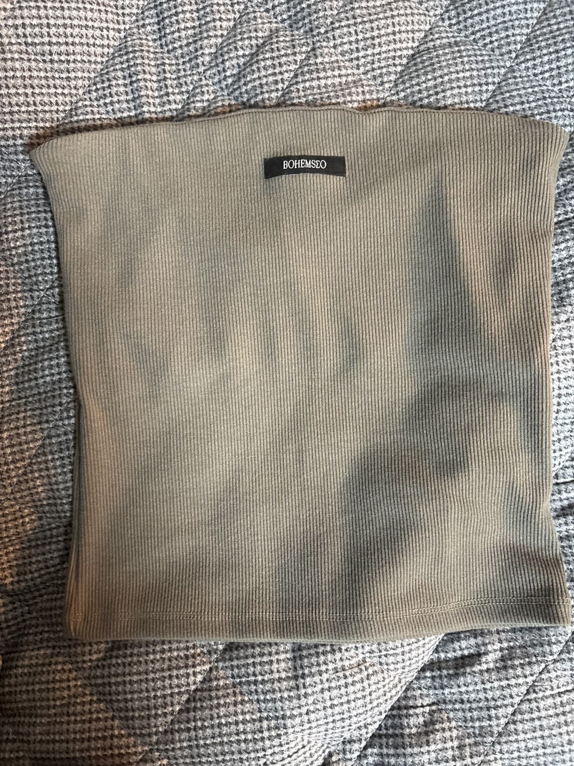 보헴서 튜브탑 카키 상품이미지2