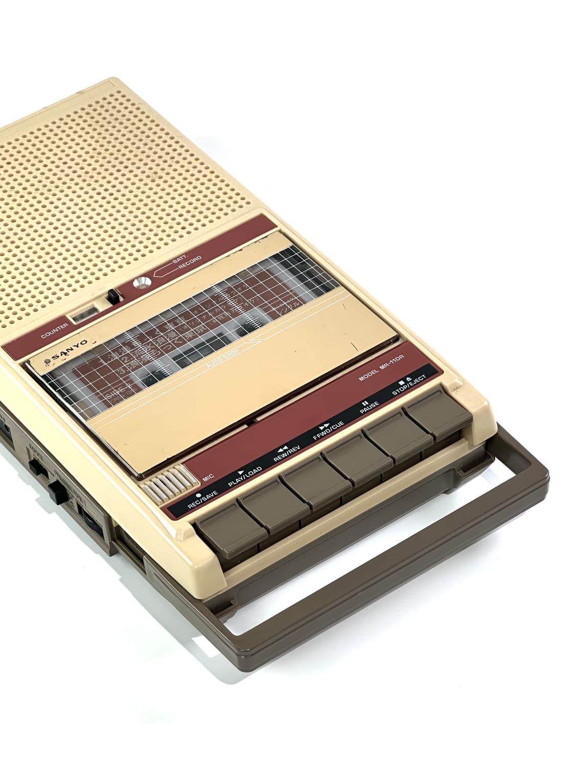 일본 빈티지 산요 포터블 카세트 플레이어 레코더 상품이미지4