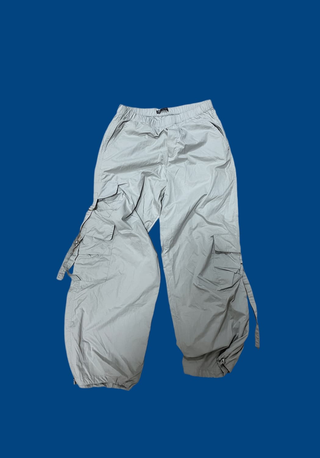 Zara 펄그레이 에크루 카고 팬츠 상품이미지2