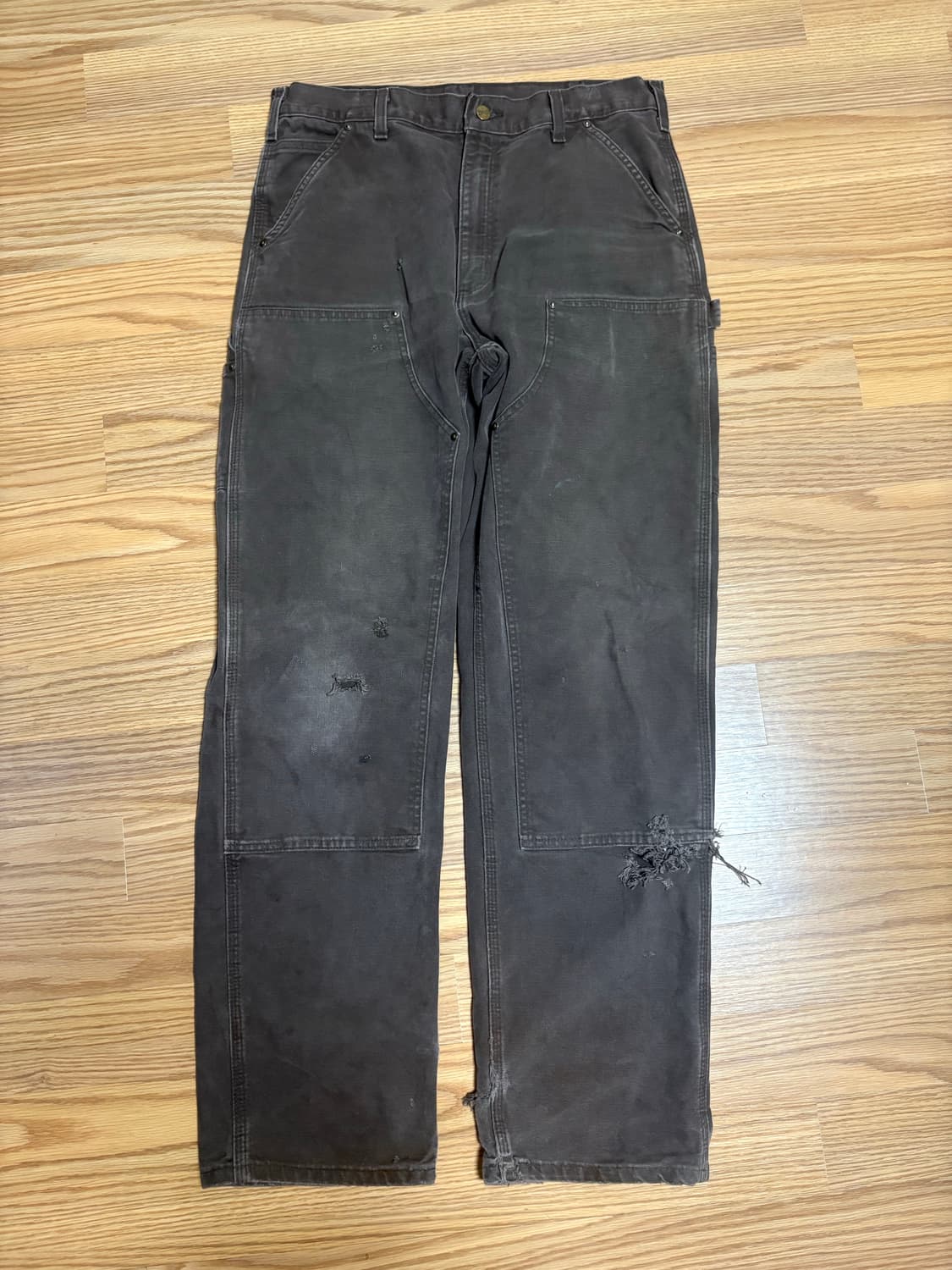 칼하트 더블니 브라운 34 10s 상품이미지1