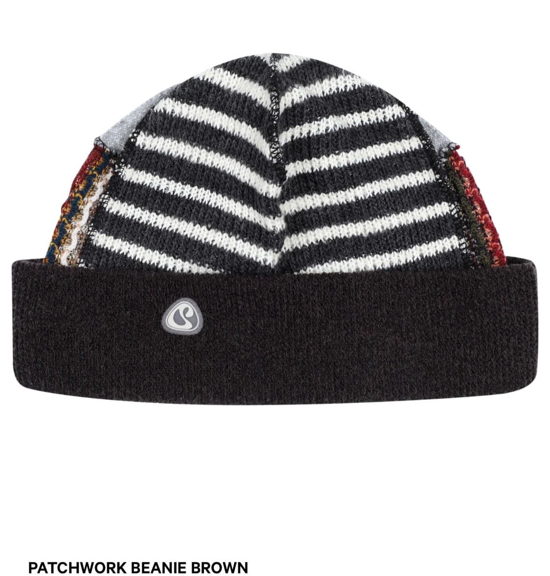 코이세이오 패치워크 비니 브라운 상품이미지1